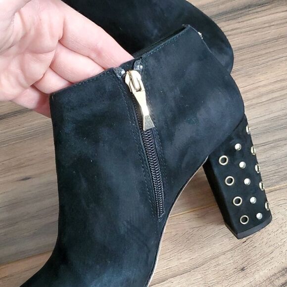 Kate Spade | Cirra Suede Studded Booties - Picture 6 of 9